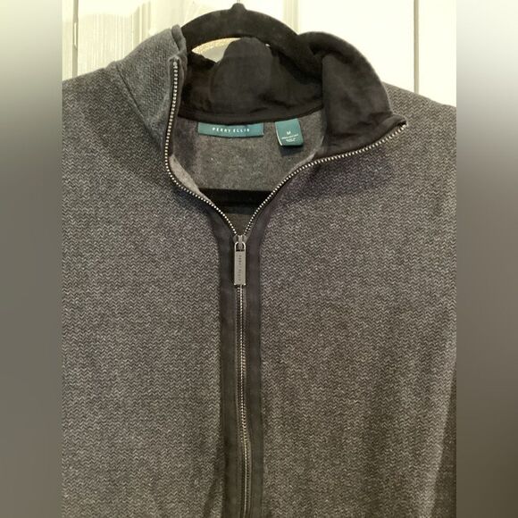 Perry Ellis - Men’s Dark Gray Jacket - Sz M - Picture 3 of 5